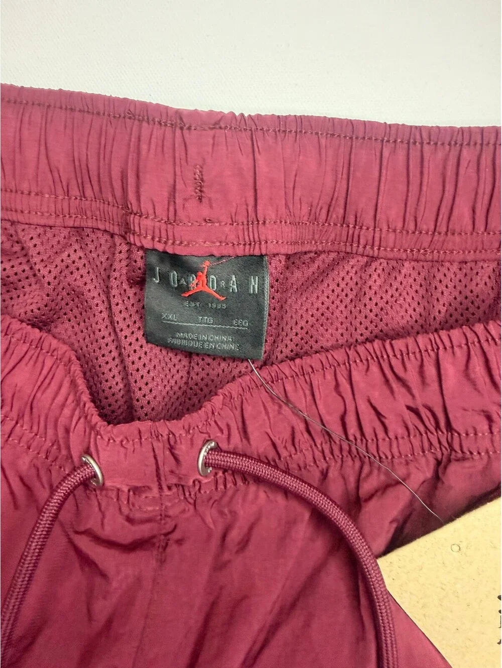 Jordan Men's Standard Fit Burgundy Activewear Pants Size XXL